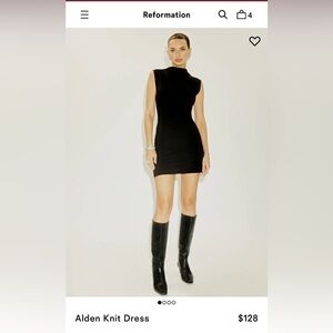 Reformation Alden Knit Dress